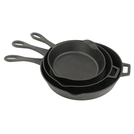 Bayou Classic Bayou Classic 7405 3 Piece Skillet Set - 10; 12 & 14 in. 7405